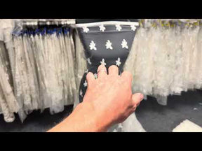 Ivory Embroidered Flower Lace – Entry