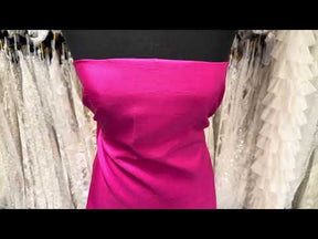 Cerise Polyester Satin Backed Dupion - Clarity (P967)