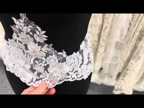 White Laser Lace Trim - T933