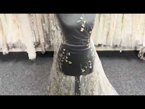 Multi-colored Embroidered Lace - Mania
