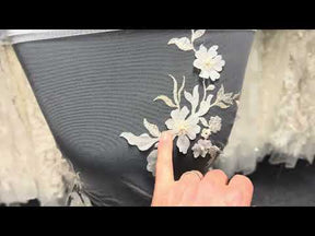 Ivory Embroidered Lace - EB1015