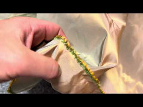 Green/Gold Polyester Taffeta - P600