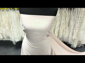 Dusky Rose Medium Weight Poly Crepe - P59