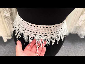 Ivory Fringing Edging - EF4002