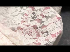 Ivory Stretch Raschel Lace - Ponder