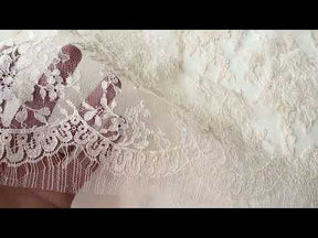 Oyster Pink Chantilly Lace - P294