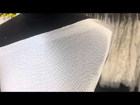 Ivory Silk Hammer Satin - St Maxime
