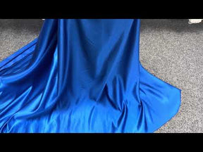 Cobalt Polyester Duchess Satin - Contessa