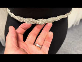 Silver Crystal Edging - T800