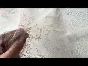 Rose Pink Raschel Lace - Rome