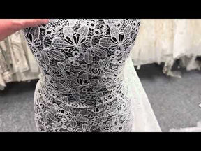 Ivory Sequin Bridal Lace - EB3050