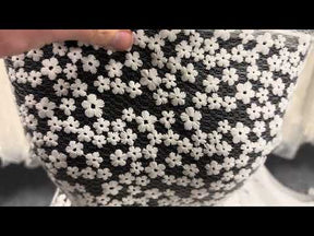 Ivory Embroidered Flower Lace - Madcap