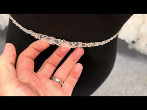 Ivory Beaded Sequin Edging - T148