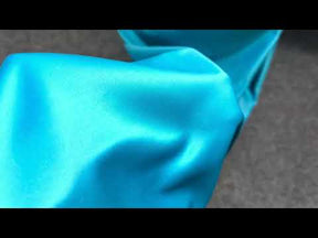 Turquoise Polyester Satin - Majestic