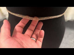 Rose Gold Beaded Trim - EH2025