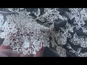 Ivory Beaded Lace - Rikke