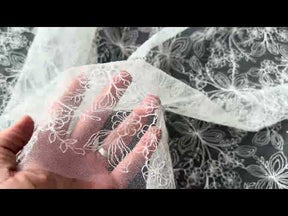 Ivory Embroidery Lace - EB5026