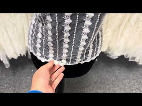 White Beaded Trim - P957