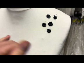 Black Satin Flowers - M12 (Bag of 144)