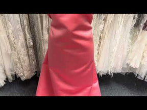Coral Polyester Satin - Contessa (CF)