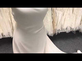 White Polyester Crepe - Sacrament