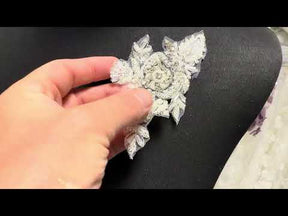 Silver Crystal Motif - MH1013