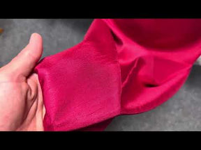 Claret Polyester Satin Backed Dupion - Clarity (P967)