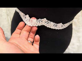 Ivory Corded Lace Trim - T665
