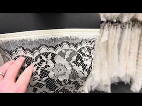 Ivory Silk Wool Chantilly Lace - P269