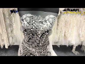 Ivory Embroidered Lace - Essential