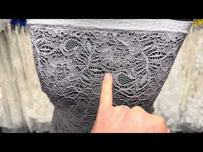 Silver Blush Corded Lace - Tocca