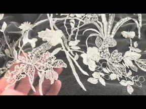 Ivory Beaded Lace - Mattie