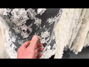 3D Ivory Lace Trim - T622