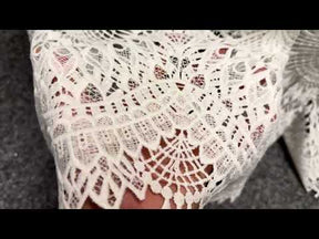 Ivory Lace with Recycled Polyester - LB2014