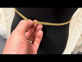 Gold Crystal Edging - EH1018
