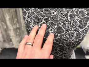 Ivory Corded Chantilly Lace - P727