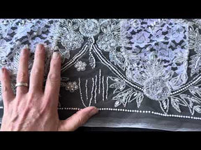 Ivory Beaded Lace - Kelly