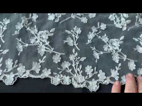 Ivory Laser Embroidery Lace - Hypnosis