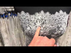 Ivory Embroidered Lace - P228