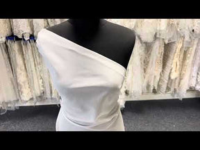 Ivory Silk Cotton Habotai - Genteel