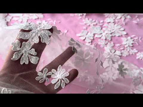 Ivory 3D Bridal Lace - Kiki
