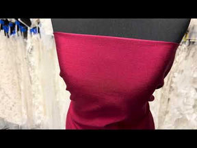 Ruby Polyester Satin Backed Dupion - Clarity (P967)