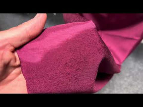 Dark Wine Polyester Satin Backed Dupion - Clarity (P967)