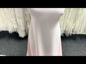 Light Pink Polyester Stretch Crepe - PB4001