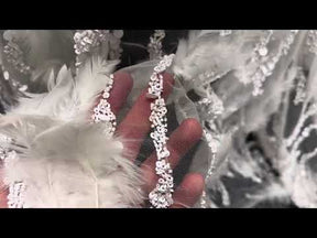 Ivory Feather Lace - Lowena