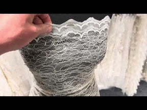 Champagne Raschel Lace - P412