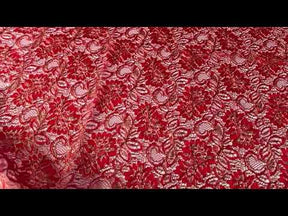 Red Raschel Lace - Kris