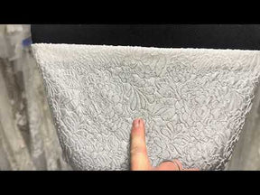 Pale Ivory Italian Raised Jacquard - P664