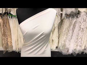 Ivory Polyester Stretch Crepe - Compassion