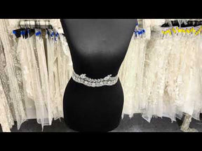 Ivory Embroidered Lace Trim - T53